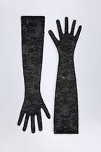 Chic Lace Gloves in Black