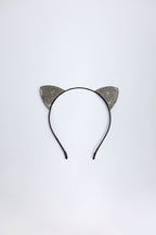Chic Cat Ears Headband in Black