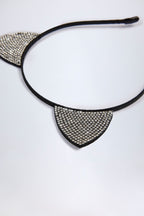 Chic Cat Ears Headband in Black