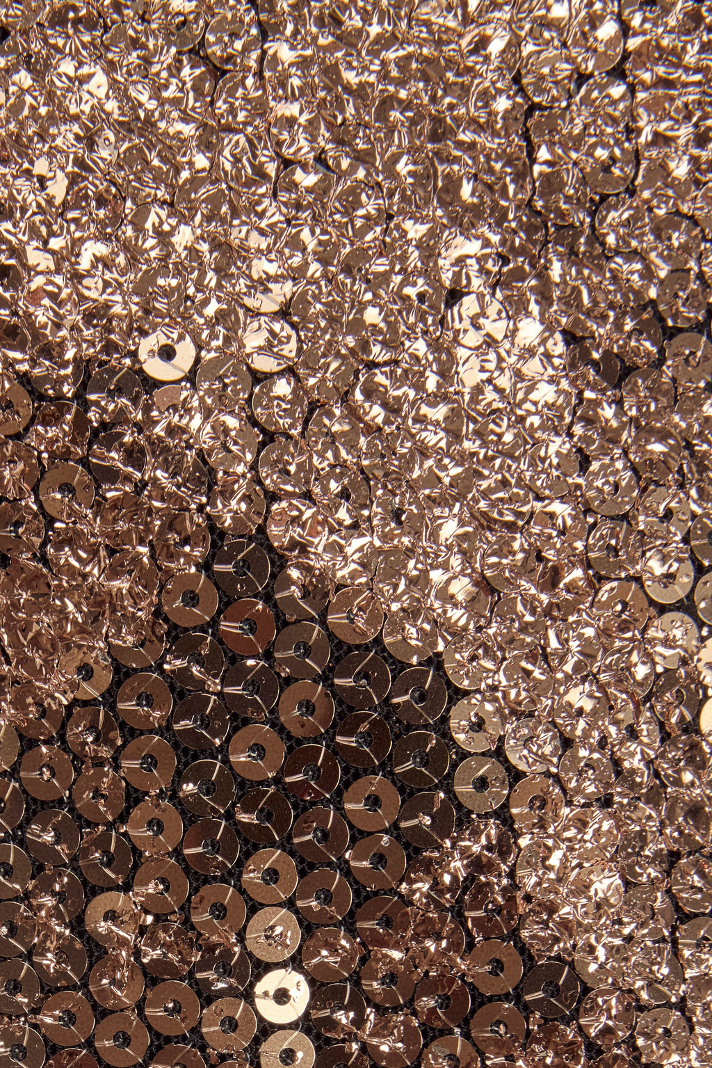 Chic Embellished Straight-Neck Maxi Dress in Copper Gold