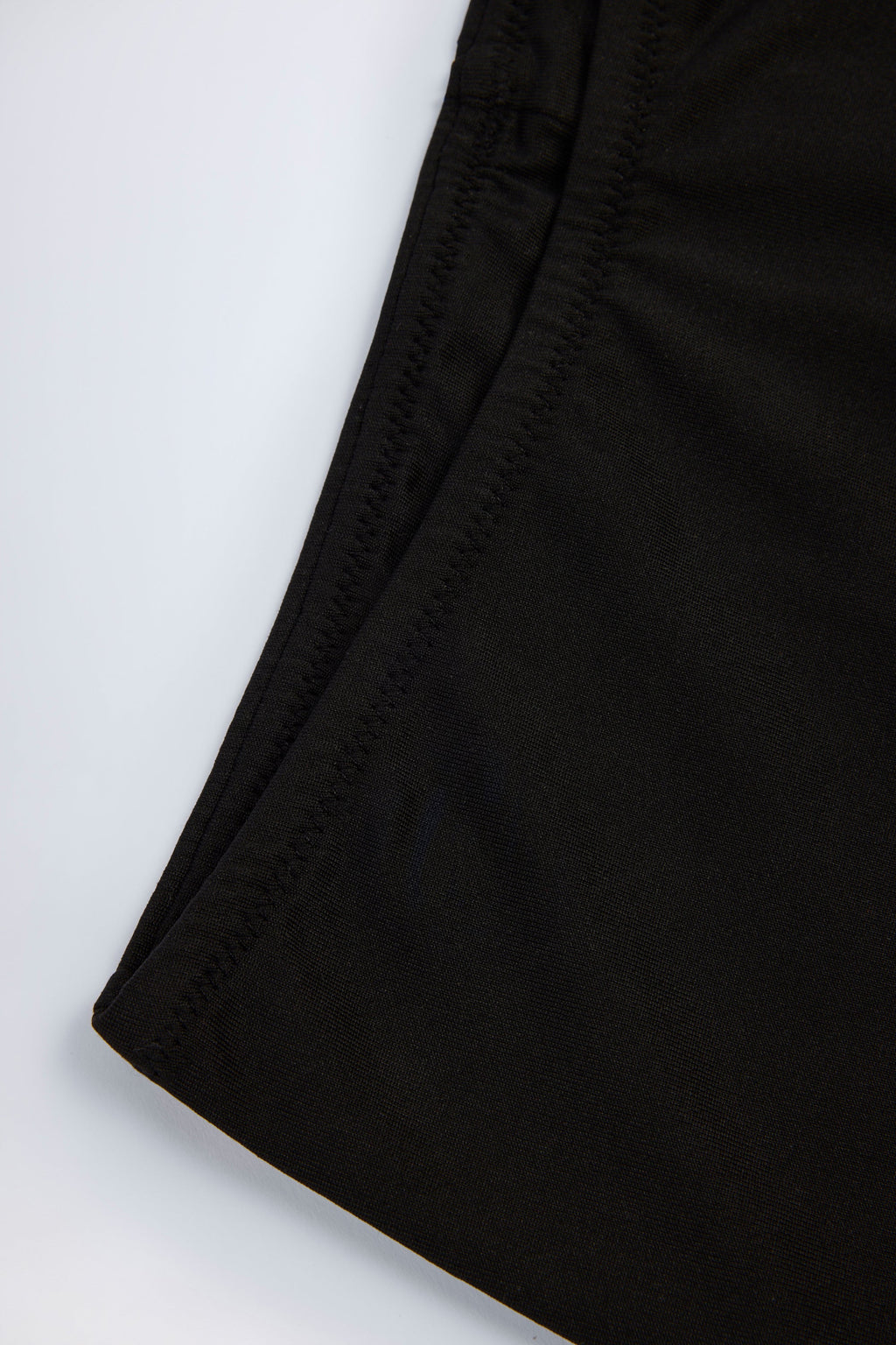 Chic Slinky Jersey Low-Rise Hot Pants in Black