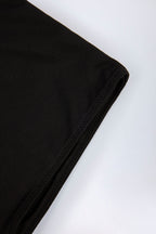 Chic Slinky Jersey Low-Rise Hot Pants in Black