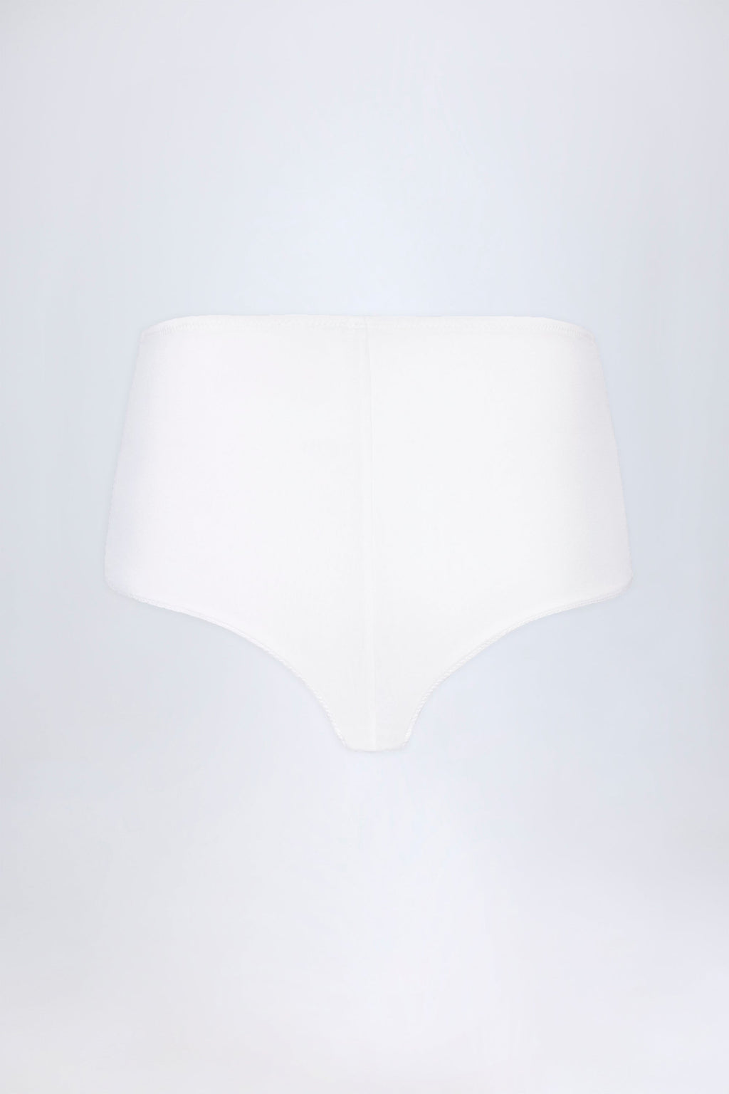Chic Slinky Jersey Low-Rise Hotpants in White