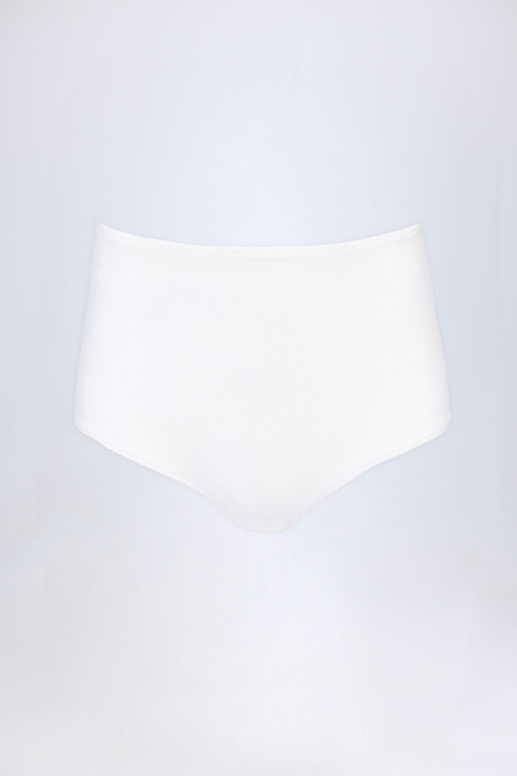 Chic Slinky Jersey Low-Rise Hotpants in White