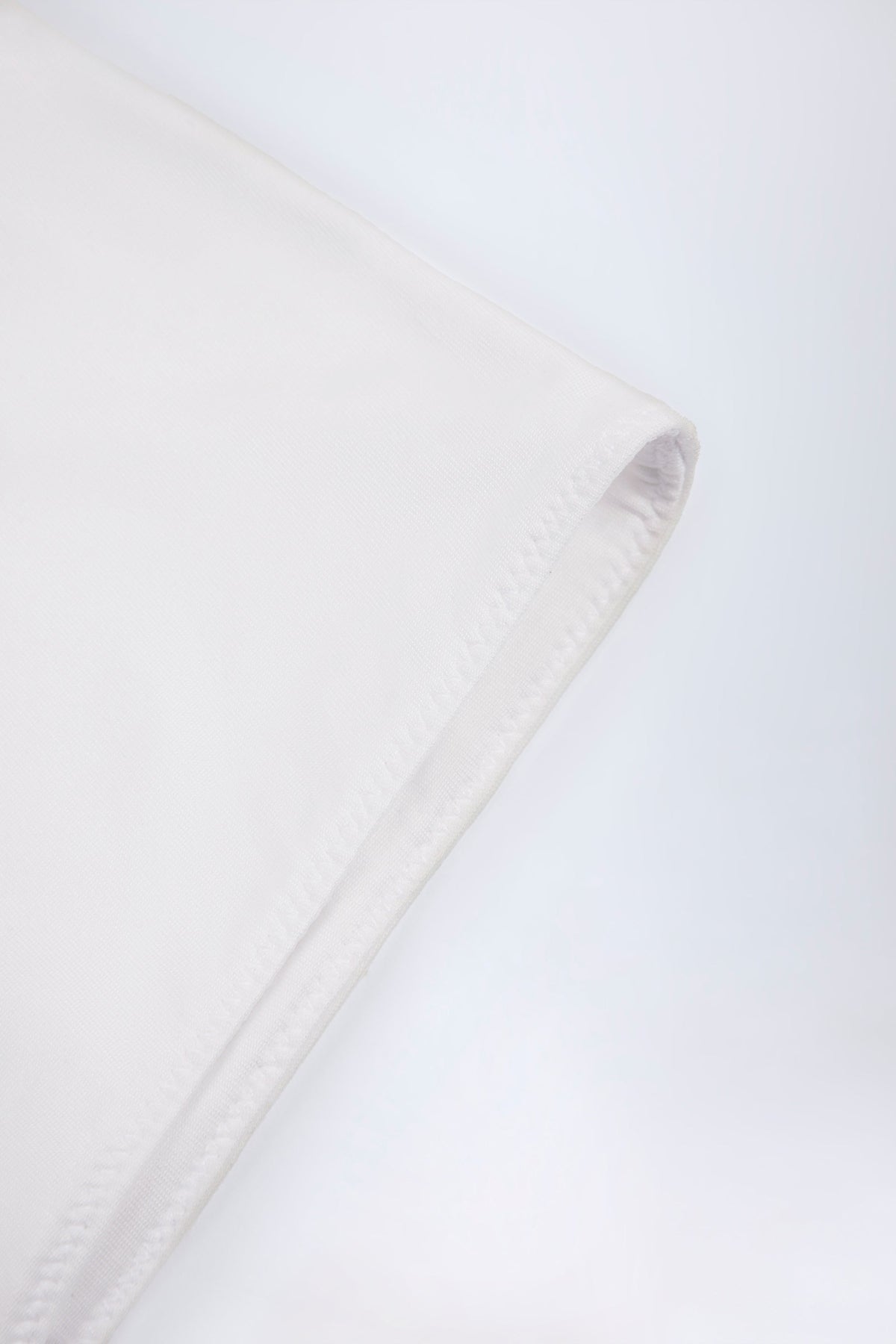Chic Slinky Jersey Low-Rise Hotpants in White