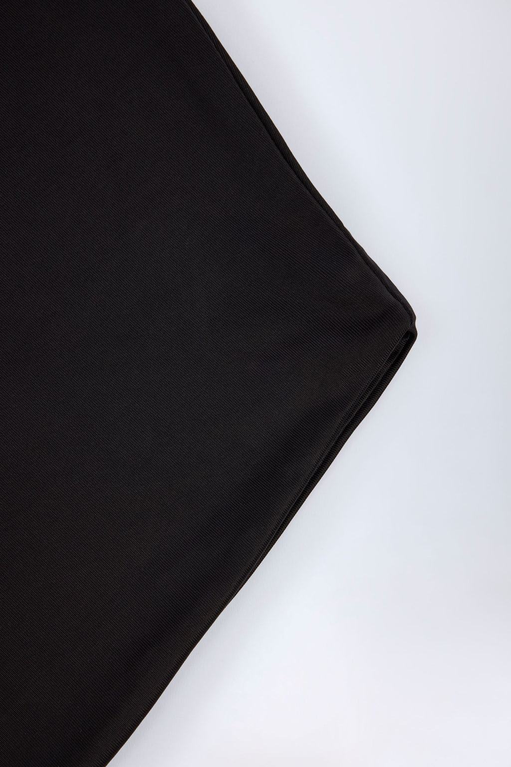 Chic Slinky Jersey Backless Mini Dress in Black