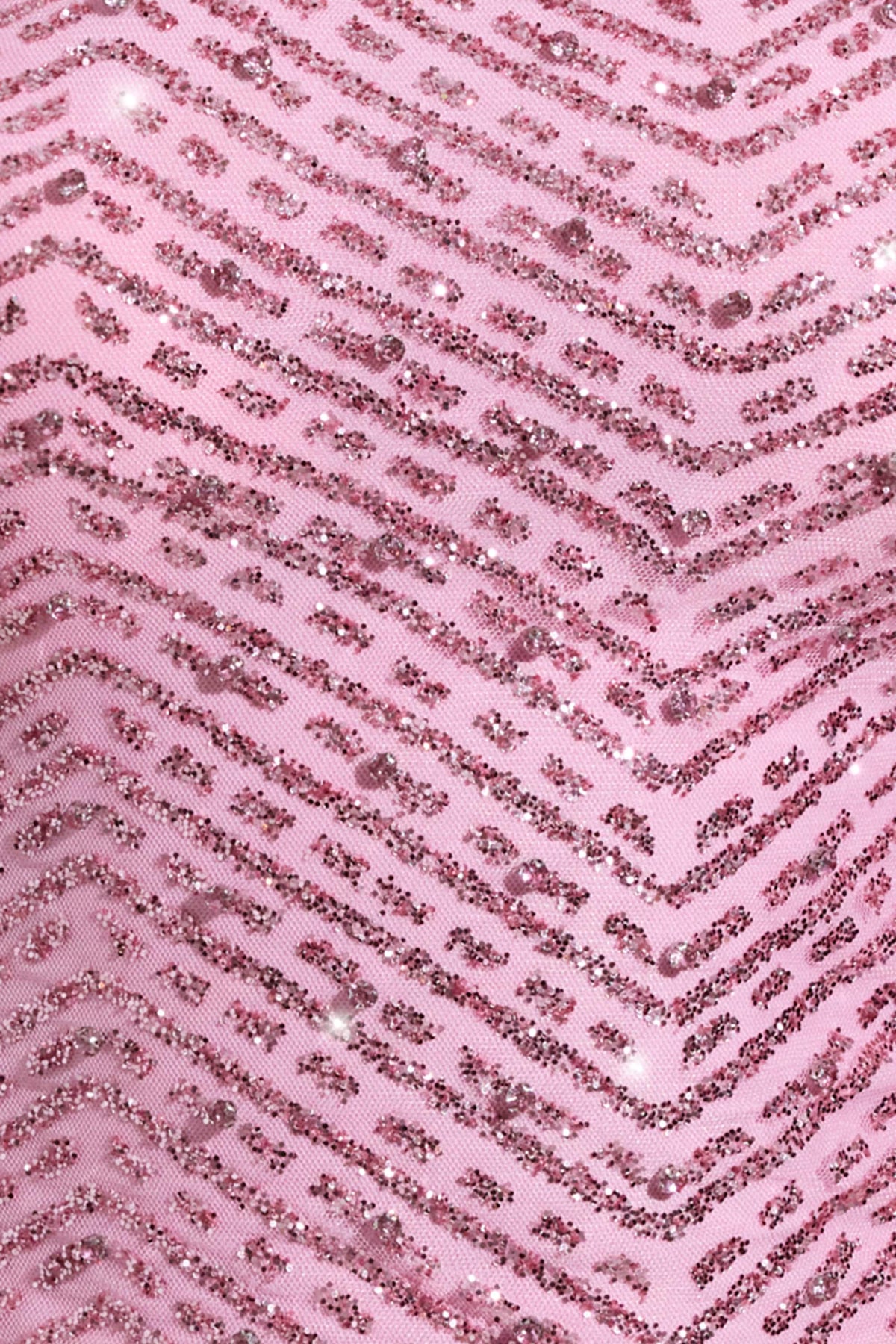 Chic Embellished Asymmetric Scarf-Detail Top in Pink