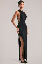 Chic Sleeveless Maxi Dress in Black