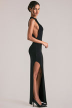 Chic Sleeveless Maxi Dress in Black