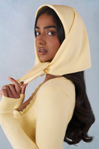 Chic Knit Headscarf in Butter Yellow
