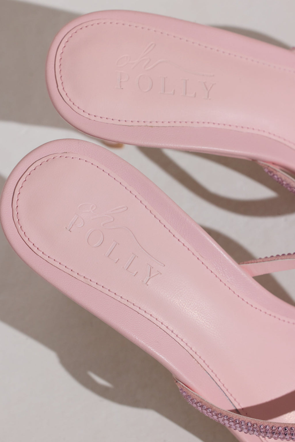 Chic Heeled Sandal in Blush Pink