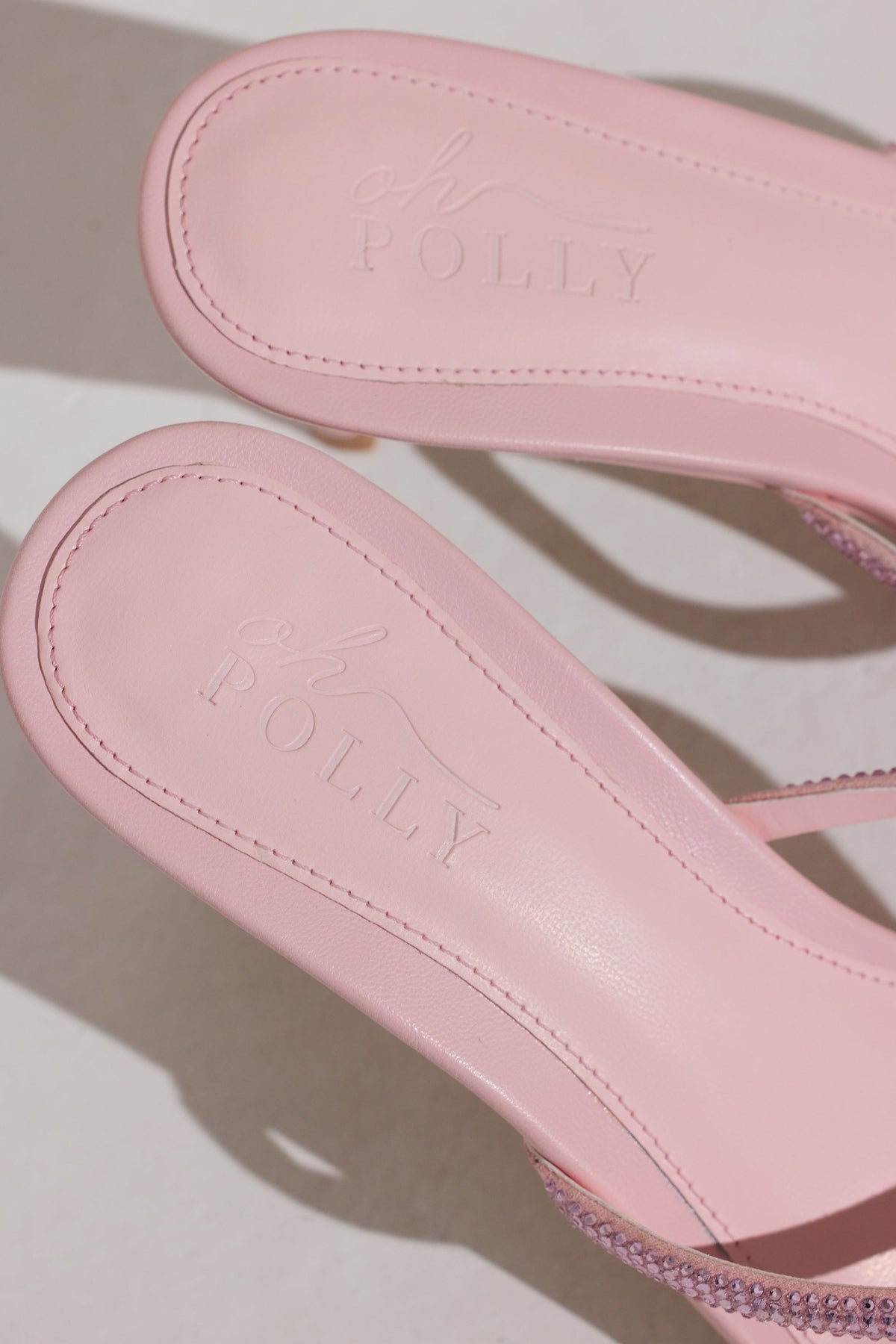 Chic Heeled Sandal in Blush Pink