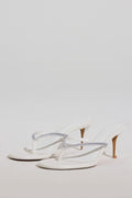Chic Heeled Sandal in White