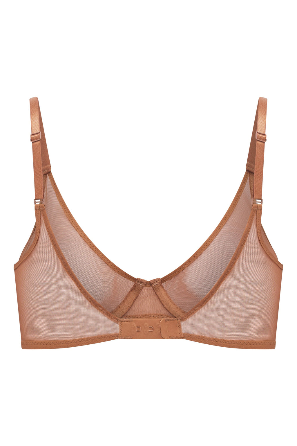 Chic Soft Mesh Single Layer Underwired Bra in Honey