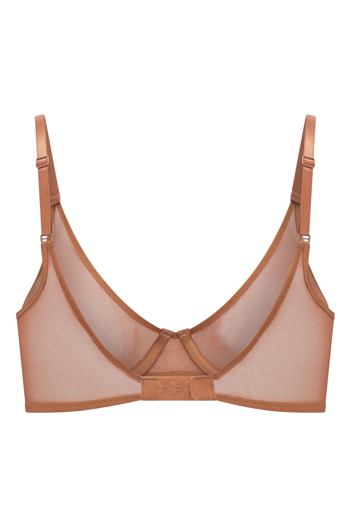 Chic Soft Mesh Single Layer Underwired Bra in Honey