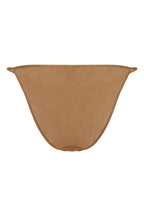 Chic Soft Mesh String Bikini in Almond