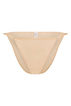 Chic Soft Mesh String Bikini in Beige