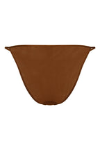 Chic Soft Mesh String Bikini in Chestnut