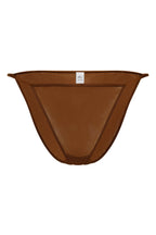 Chic Soft Mesh String Bikini in Chestnut