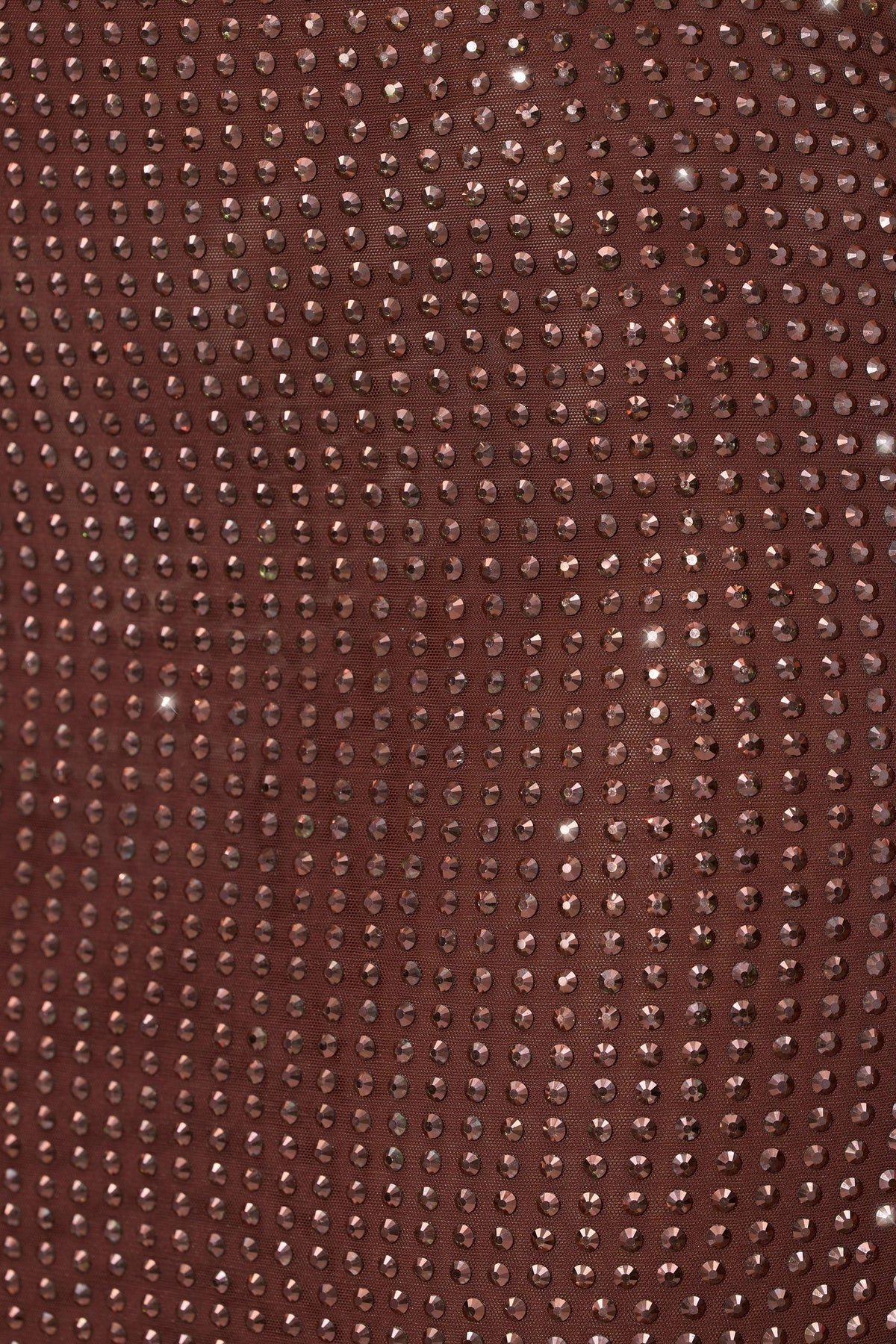 Chic Embellished Mid Rise Maxi Skirt in Espresso