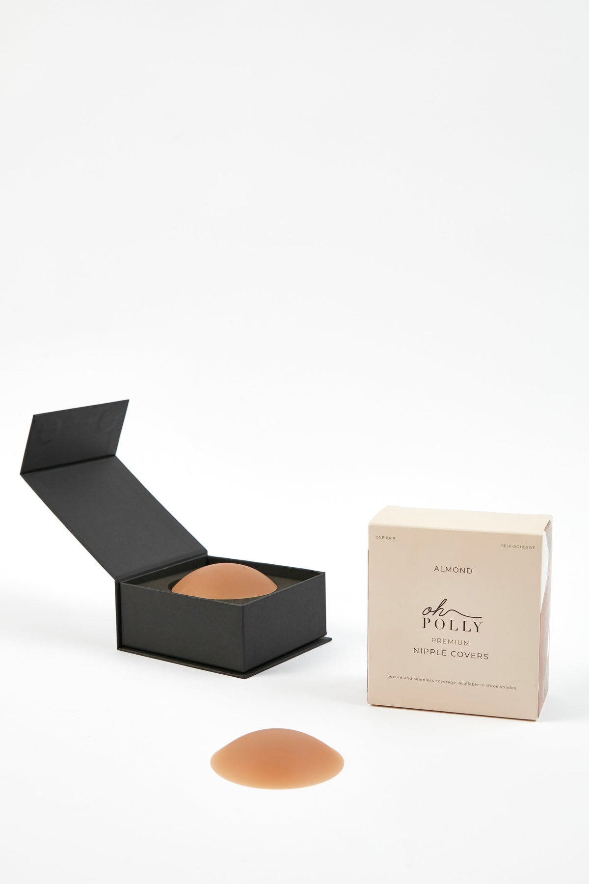 Chic Reusable Silicone Nipple Covers in Almond
