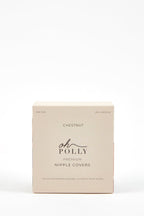 Chic Reusable Silicone Nipple Covers in Chestnut