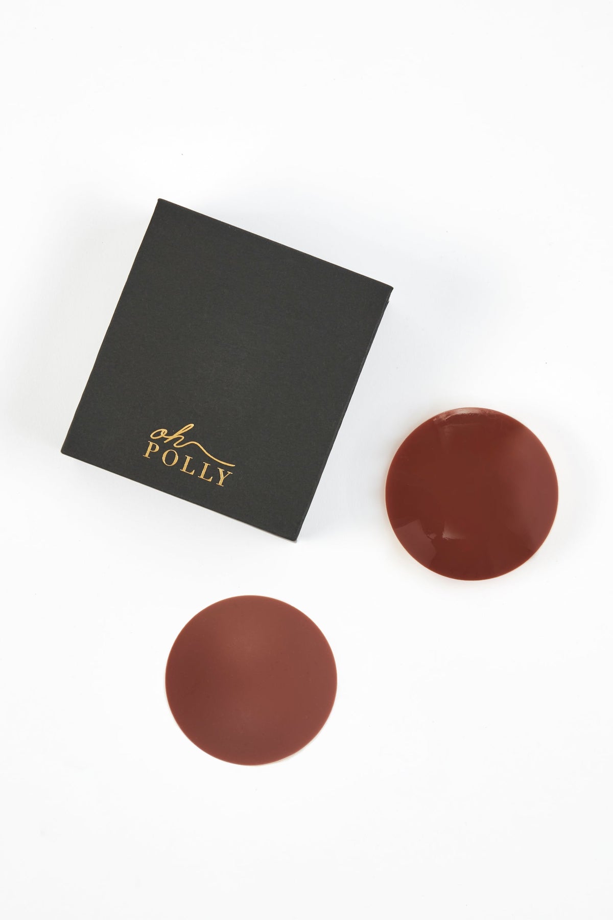 Chic Reusable Silicone Nipple Covers in Chestnut