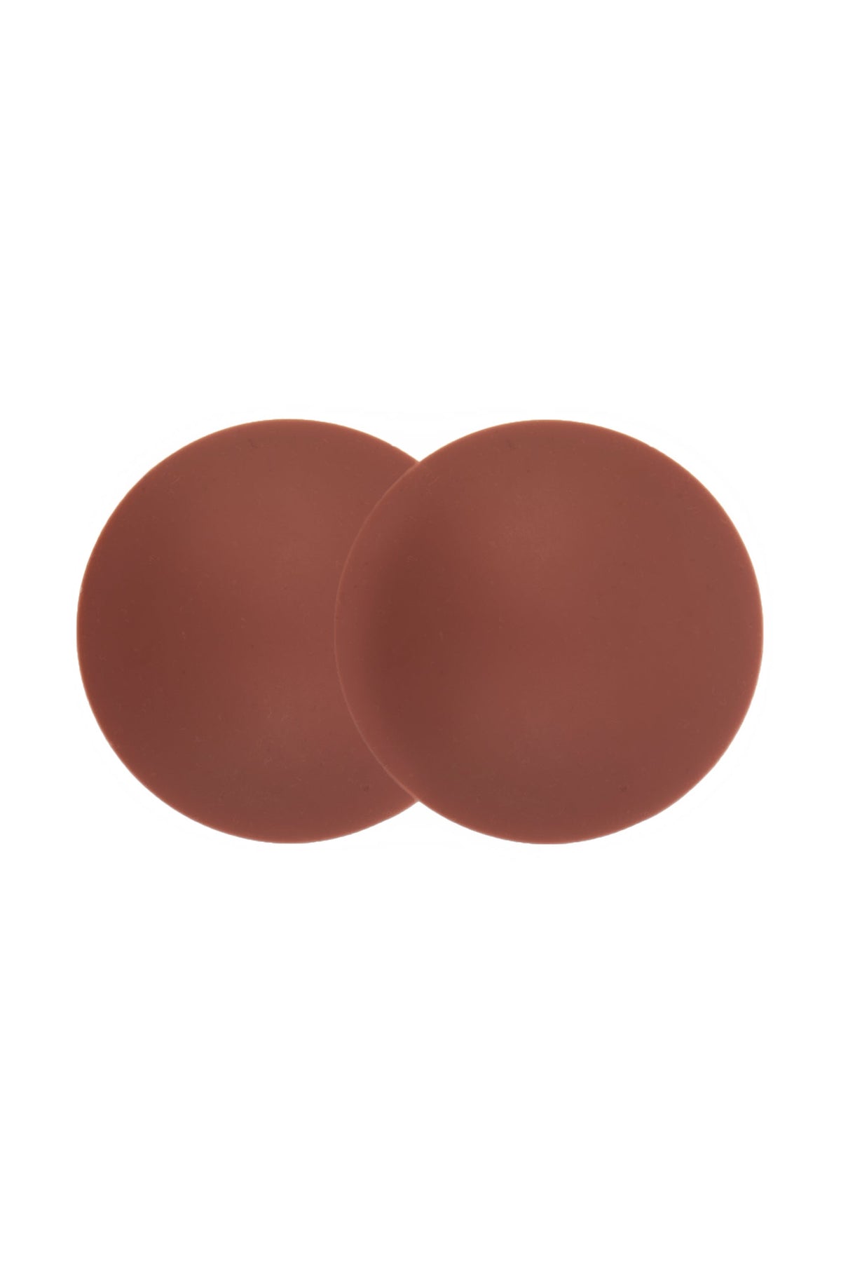 Chic Reusable Silicone Nipple Covers in Chestnut