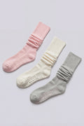 Chic Pilates 3-Pack Socks Bundle in Multi