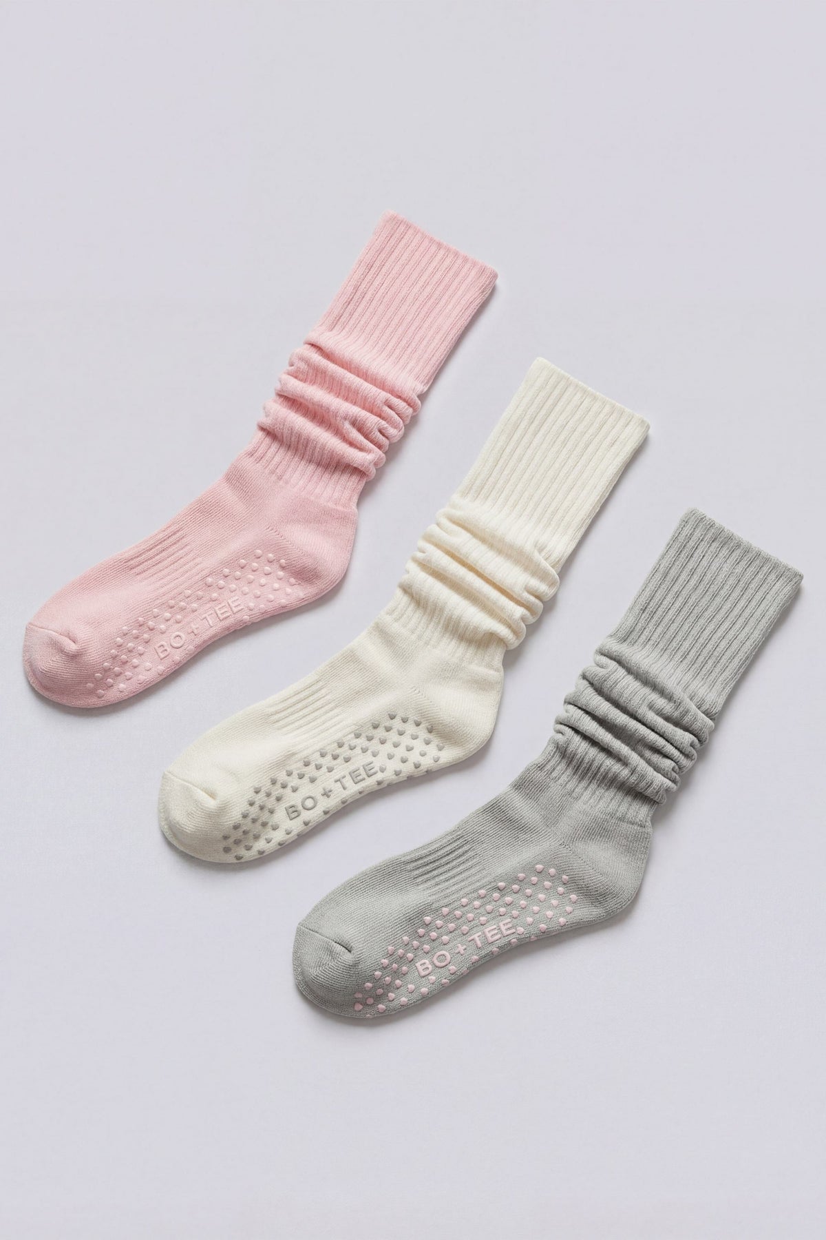 Chic Pilates 3-Pack Socks Bundle in Multi
