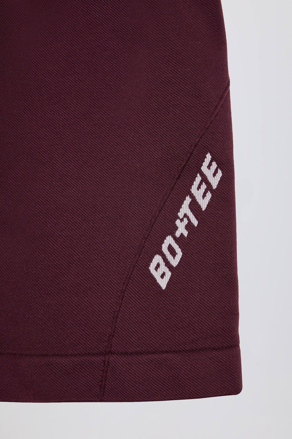 Chic Super Sculpt Seamless Mini Shorts in Burgundy