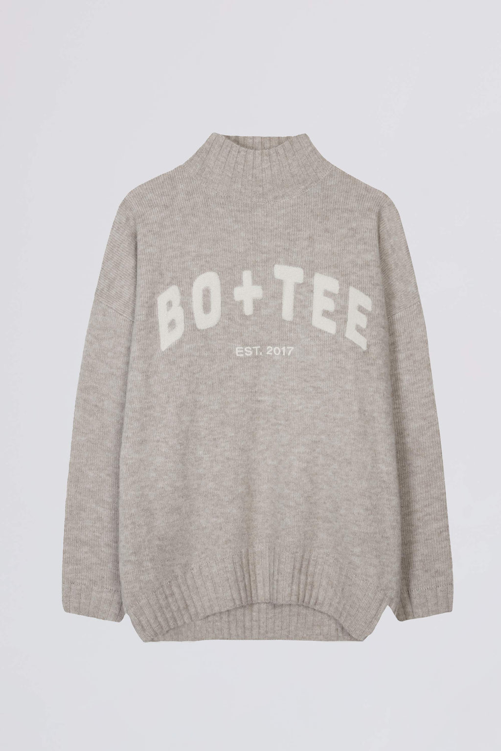 Chic Soft Knit Oversized Jumper in Oatmeal