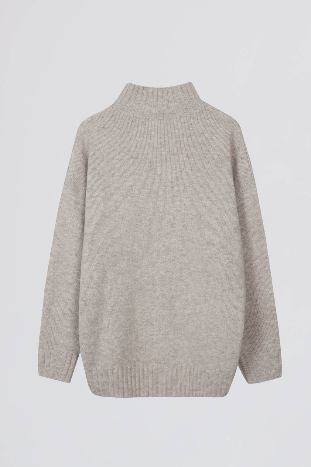 Chic Soft Knit Oversized Jumper in Oatmeal