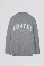 Chic Soft Knit Oversized Jumper in Grey