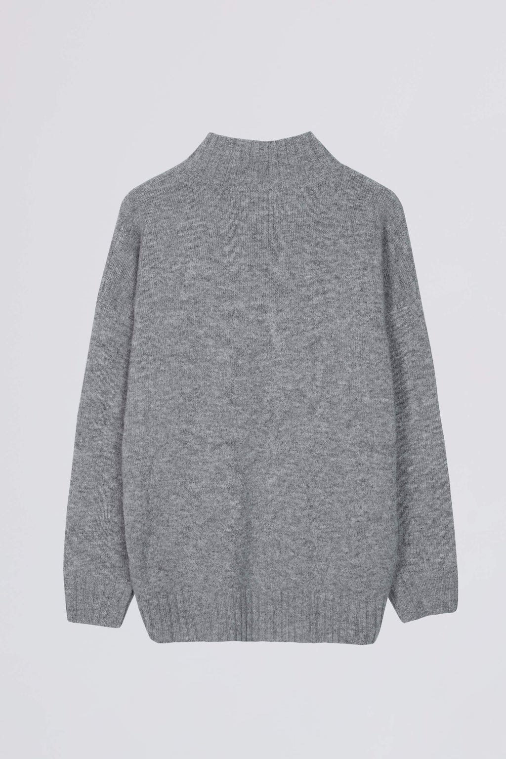 Chic Soft Knit Oversized Jumper in Grey