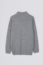 Chic Soft Knit Oversized Jumper in Grey