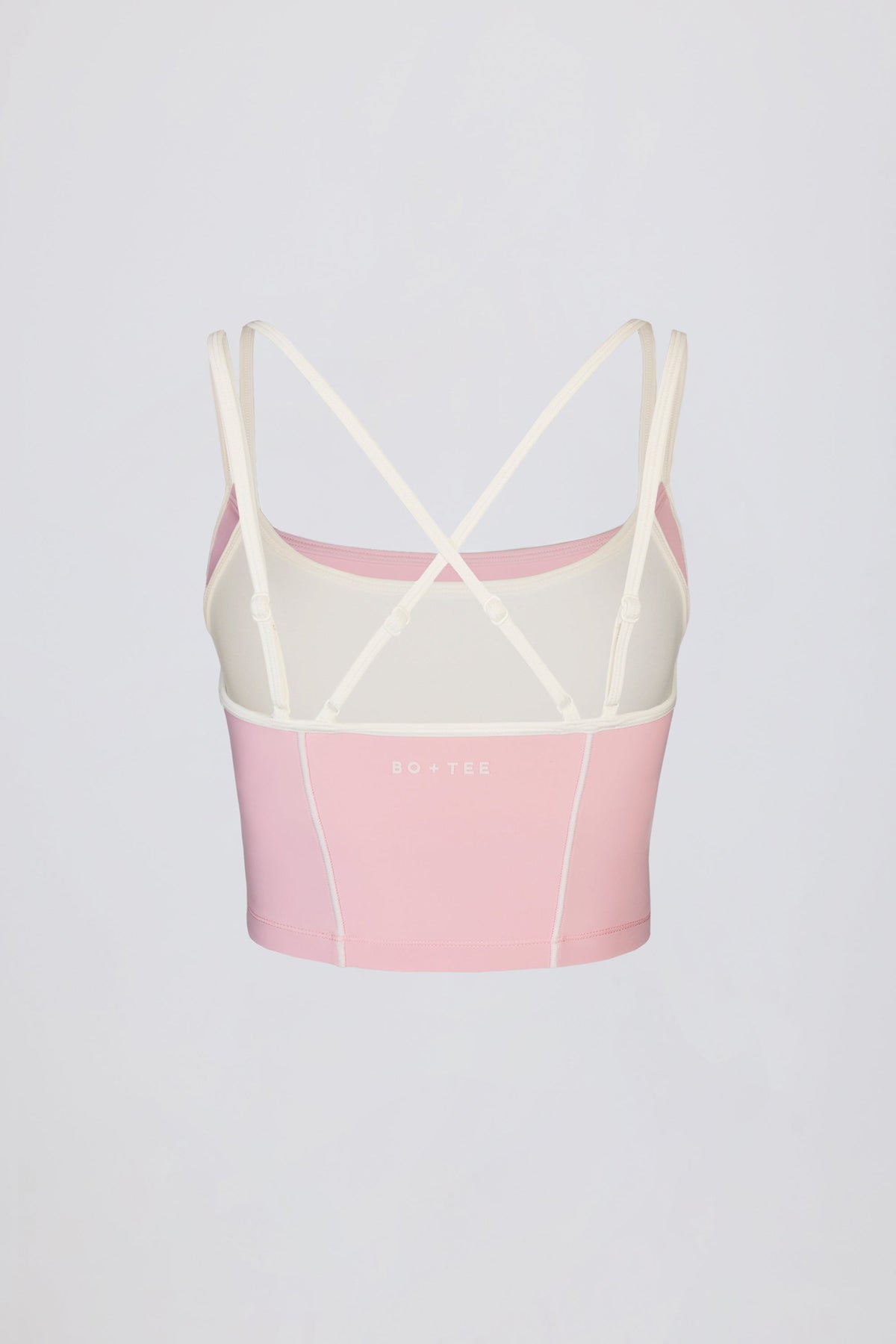 Chic Soft Active Layered Tank Top in Powder Pink