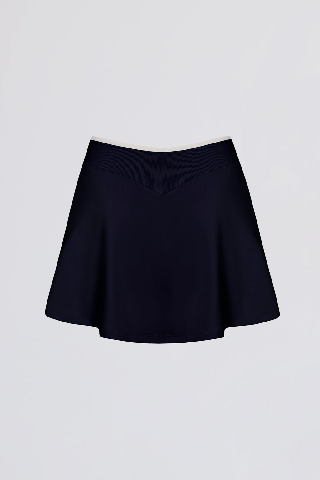 Chic Soft Active Crossover Mini Skort in Midnight