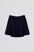 Chic Soft Active Crossover Mini Skort in Midnight