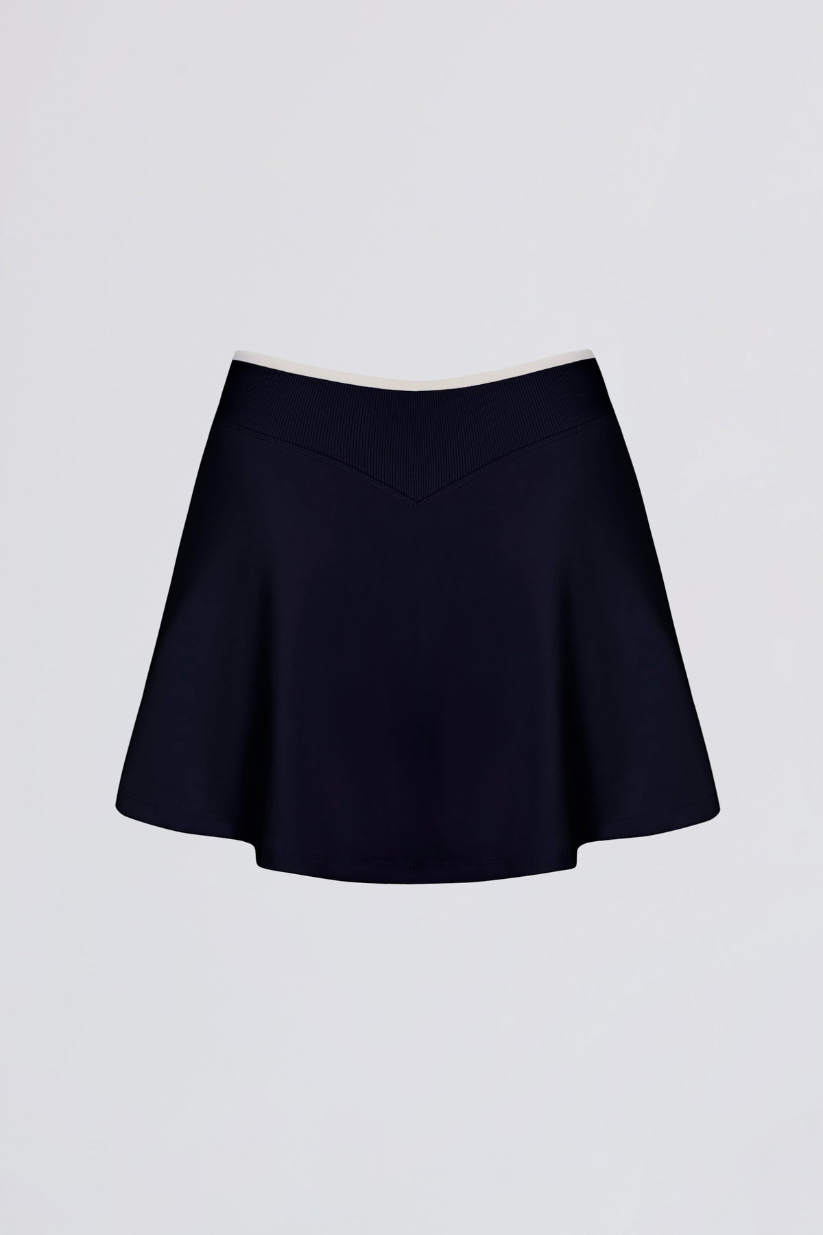 Chic Soft Active Crossover Mini Skort in Midnight