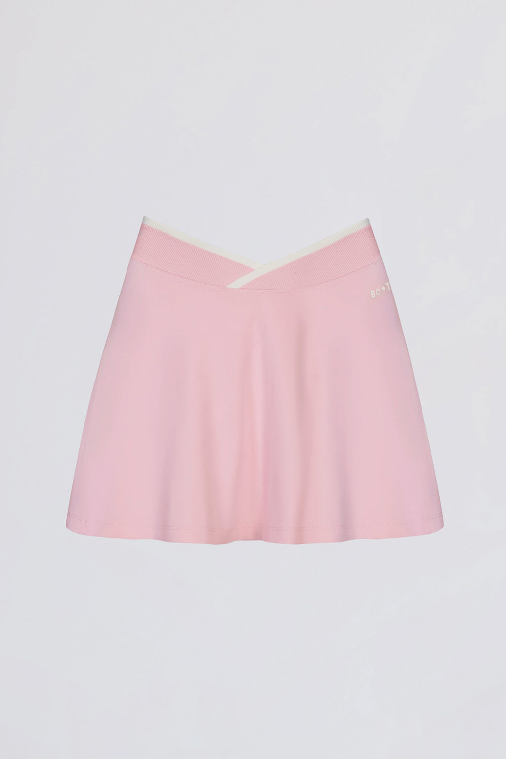 Chic Soft Active Crossover Mini Skort in Powder Pink