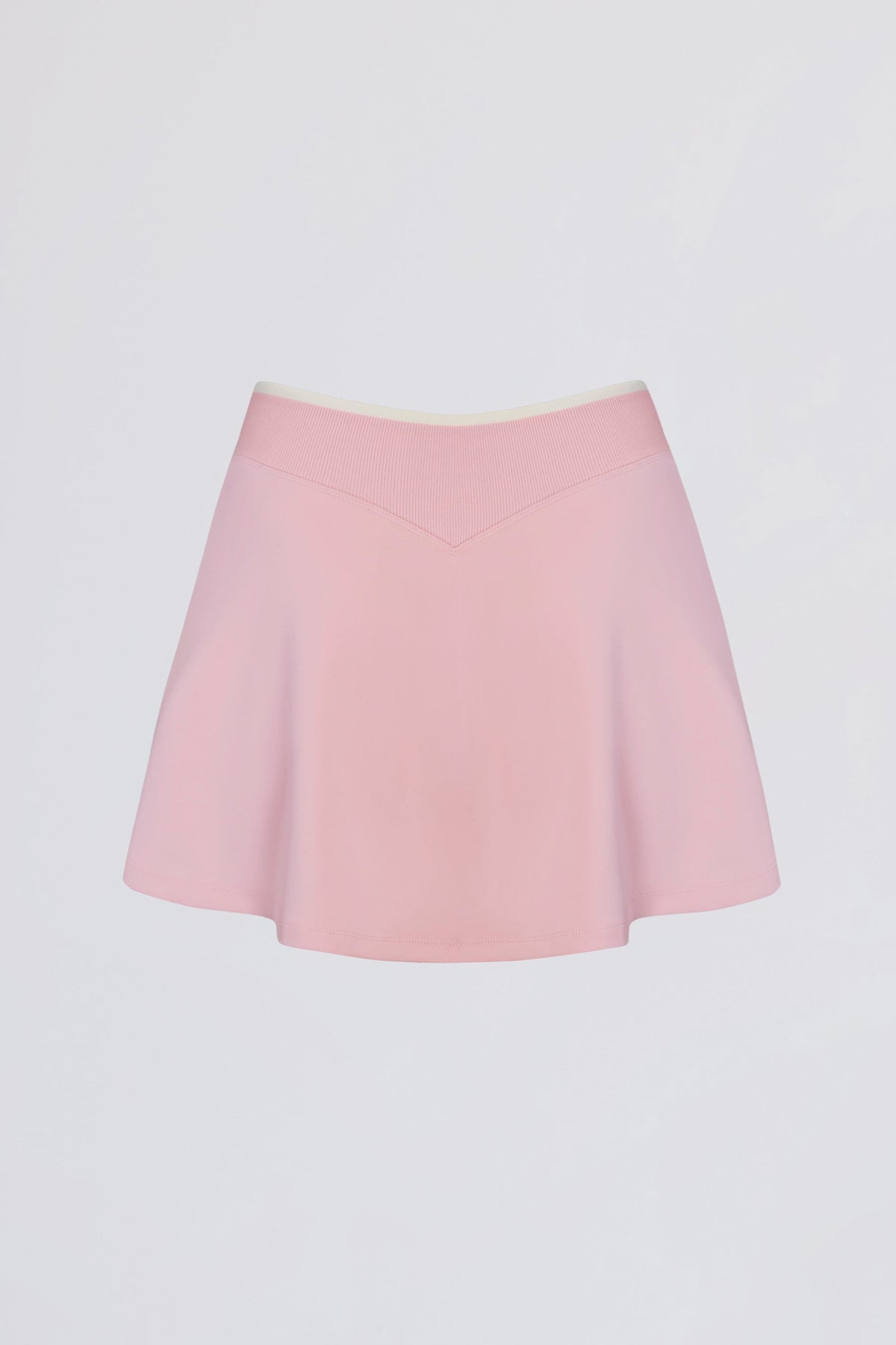Chic Soft Active Crossover Mini Skort in Powder Pink