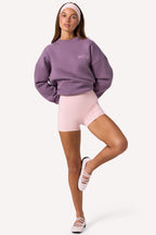 Chic Oversized Crew-Neck Jumper in Dusk
