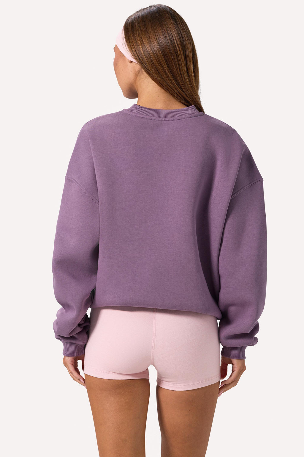 Chic Oversized Crew-Neck Jumper in Dusk