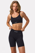 Chic FlexiRib Biker Shorts in Black