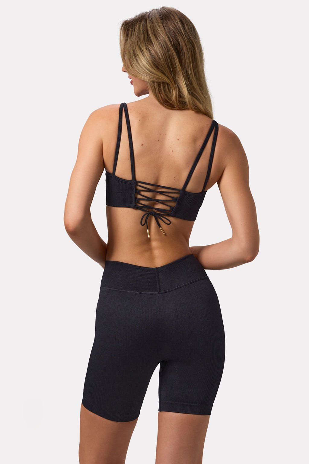 Chic FlexiRib Biker Shorts in Black