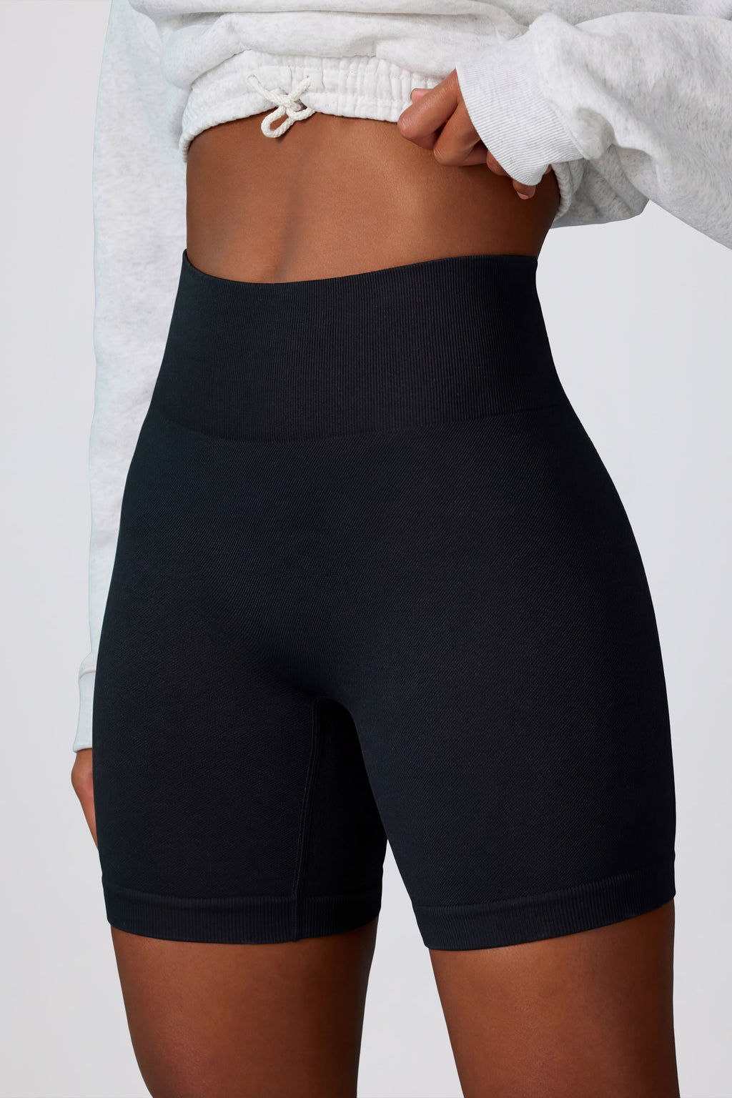 Chic Super Sculpt Seamless Biker Shorts in Black