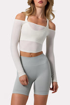 Chic Super Sculpt Seamless Biker Shorts in Grey