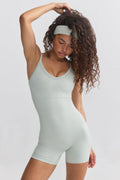 Chic Super Sculpt Seamless Unitard in Grey
