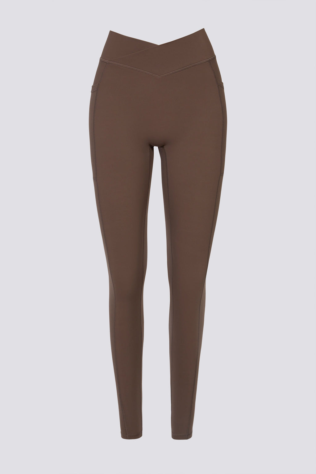Chic Soft Active Full-Length Leggings in Cocoa